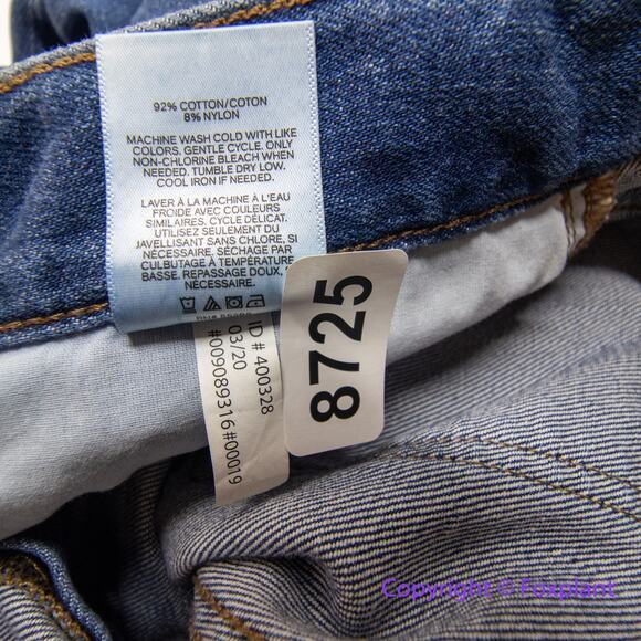 New! Express cropped high rise wide leg jeans, size 14‎ - Picture 9 of 9